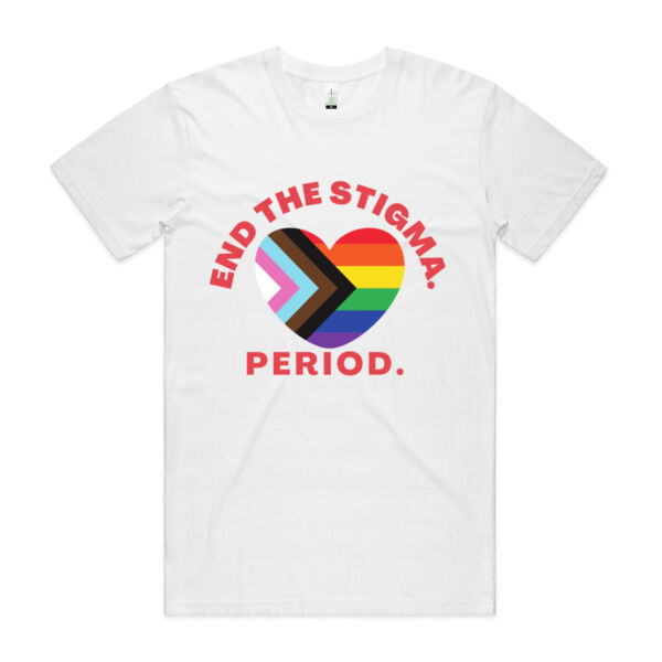 End period stigma - all genders  - Mens Staple Organic Tee Thumbnail